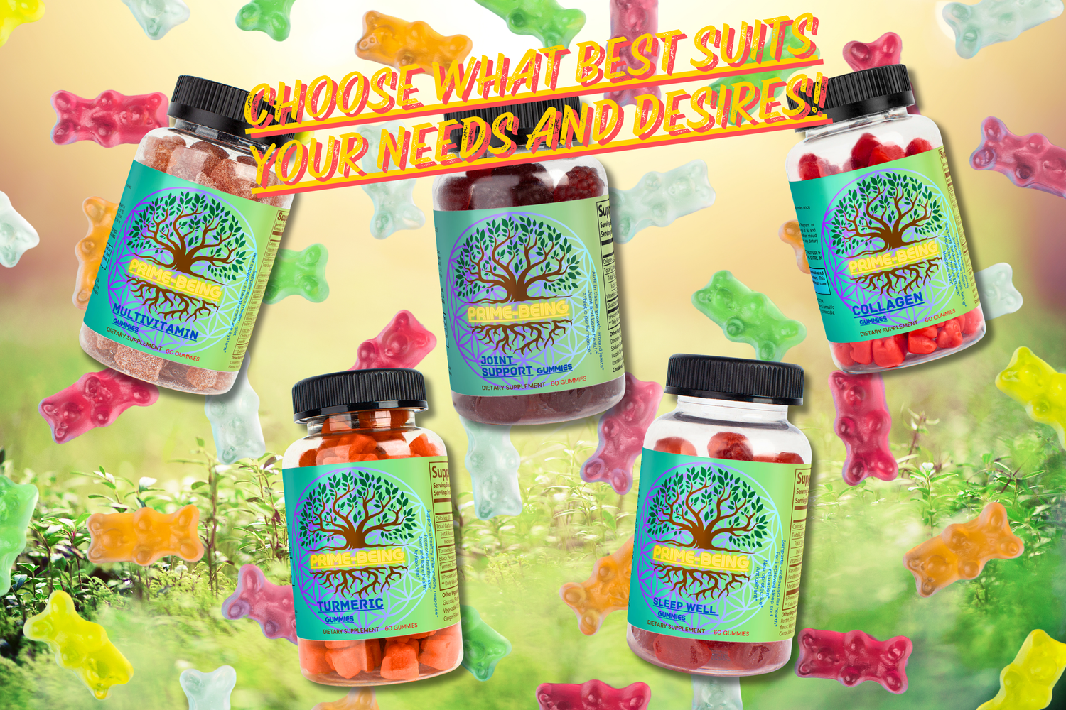 Delicious Gummies For Productivity and Wellbeing Collection!