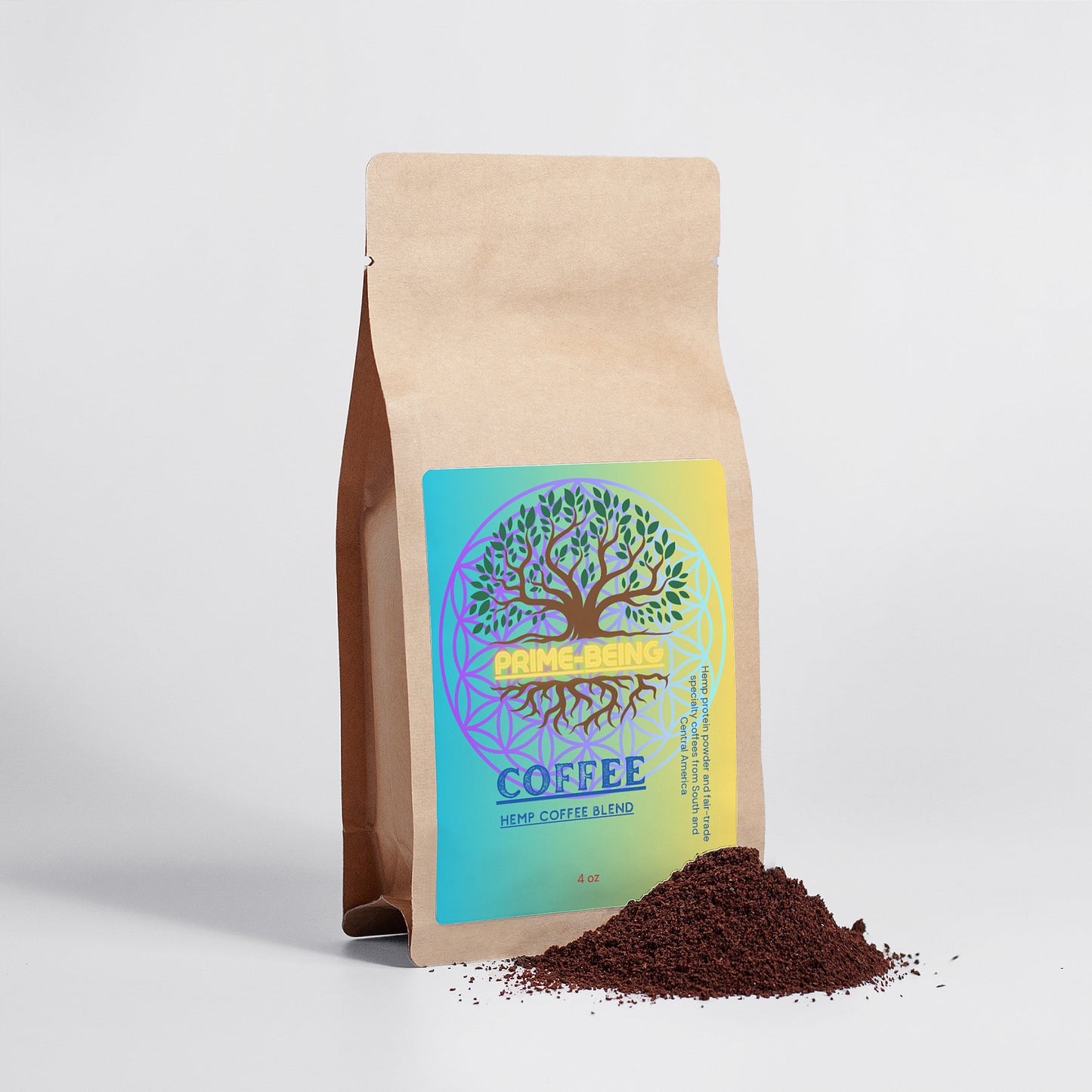 Hemp Coffee Blend - Medium Roast 4oz